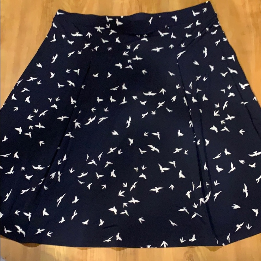 Blue and white skirt